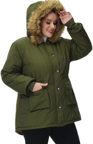img 3 attached to Winter Jackets Waterproof Quilted Thicken Women's Clothing for Coats, Jackets & Vests