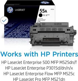 img 3 attached to 🖨️ HP 55A Black Toner Cartridge for HP LaserJet Enterprise 500 MFP M525, HP LaserJet Enterprise P3015, HP LaserJet Pro MFP M521 - CE255A