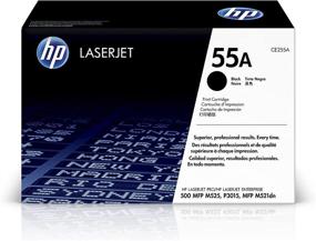 img 4 attached to 🖨️ Черный тонерный картридж HP 55A для HP LaserJet Enterprise 500 MFP M525, HP LaserJet Enterprise P3015, HP LaserJet Pro MFP M521 - CE255A