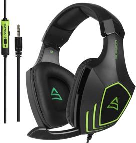 img 4 attached to SUPSOO G820 Gaming Headset with Mic for PS4 Xbox One | Noise Reduction | 3.5mm | Professional Game Headsets