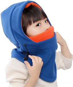 img 2 attached to 🧥 Adjustable Girls' Balaclava - Weatherproof Children's Accessories for Wind Protection