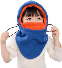 img 4 attached to 🧥 Adjustable Girls' Balaclava - Weatherproof Children's Accessories for Wind Protection