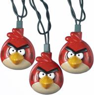 🐦 kurt adler angry birds light set: ul 10-light injection mold, brighten up with these fierce characters! логотип