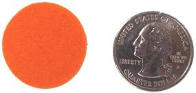 img 2 attached to Яркий микс цветных фетровых круглых наклеек 🎨 - 1 дюйм, 100 штук: коллекция Веселая история на весь век