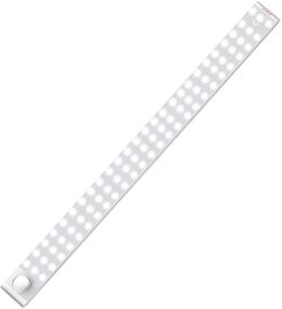 img 4 attached to 🔦 Wireless Dimmable LED Closet Light with Motion Sensor, Rechargeable Battery & Magnetic Strip - 78-LED Homelife Lights for Under Cabinet Lighting, Safe Night Light Bar 3200mAh