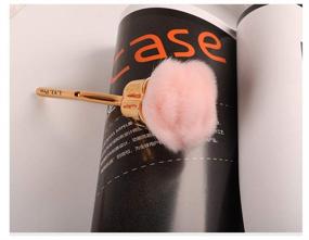 img 1 attached to L.Y.L Pro Rose Makeup Brush: Large Blush Brush for Face Powder & Cosmetics (Pink)