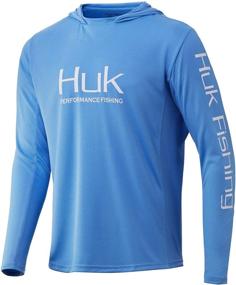 img 4 attached to HUK Performance Fishing Hoodie Sargasso Outdoor Recreation