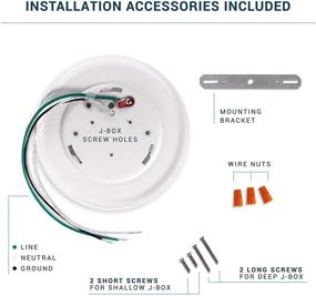 img 1 attached to 🔆 PARMIDA (12 Pack) 4 inch Dimmable LED Disk Light Flush Mount Recessed Retrofit Ceiling Lights - 10W (60W Replacement) - 650lm - Energy Efficient - 4000K Cool White