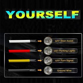 img 1 attached to 70 Inch OPL5 2PCs Truck LED Running Board Lights with Sequential Amber Side Marker Lights - Waterproof, Flexible, Extended Crew Cab, 216 LEDs - Ideal for Pickup Trucks, Cars, and SUVs