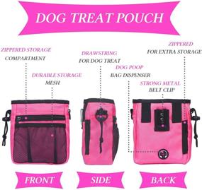 img 3 attached to 🐶 STMK Dog Training Kit with Treat Pouch, Collapsible Bowl, Whistle, and Clicker - Ideal for Dog Walking, Training, and Puppy Training