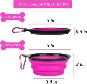 img 2 attached to 🐶 STMK Dog Training Kit with Treat Pouch, Collapsible Bowl, Whistle, and Clicker - Ideal for Dog Walking, Training, and Puppy Training