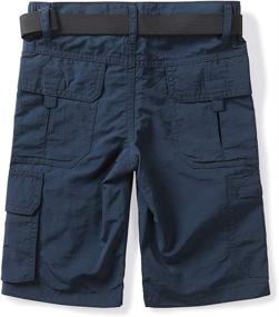 img 3 attached to OCHENTA Boys' Men's Quick Dry Cargo Hiking Shorts: A Perfect Choice for Outdoor Activities – Camping, Fishing, and More!