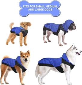 img 1 attached to 🐾 Pet Winter Coat for Small Medium Large Dogs - Fragralley Dog Hoodies Clothes: Anxiety Vest, Waterproof and Windproof