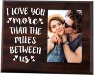 🌍 elegant signs long distance relationship gifts - going away couples picture frame 4x6 for him or her - expressing love beyond distance логотип