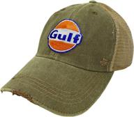 gulf distressed vintage adjustable snapback sports & fitness for team sports логотип