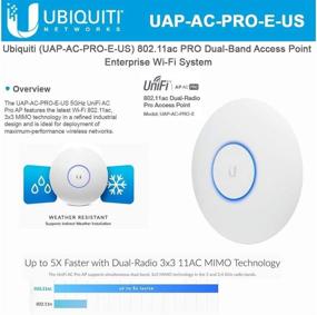 img 2 attached to Ubiquiti UniFi AC Pro UAP-AC-PRO-E-US 802.11ac Enterprise Wi-Fi Access Point (Scalable) - PoE Adapter Sold Separately