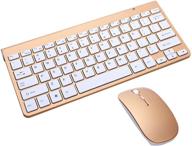 💻 ultra slim portable wireless keyboard and mouse combo with silent mouse - ztz2.4g mini usb keyboard for laptop/desktop/table and pc (keyboard with built-in usb receiver) logo