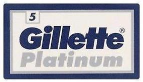 img 1 attached to 🔪 Premium Quality 50 GILLÈTTE Platinum Double Edge Razor Blades - Russian Craftsmanship