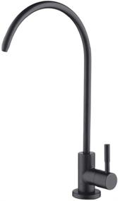 img 4 attached to 🚰 Matte Black Apaix Drinking Water Faucet: Optimal Kitchen Water Purifier Faucet for Non-Air Gap Reverse Osmosis Water Filtration System