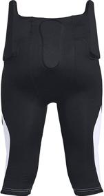 img 2 attached to Top-notch Performance: Under Armour Boys' Integrated Football Pants for Big Kids