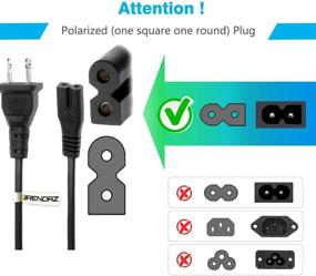 img 1 attached to 🔌 BRENDAZ - 10-Feet AC Polarized Power Cord for Bose SoundTouch 520 Home Theater System, SA-5 Amplifier, Companion 3, 5 Multimedia Speaker System, CineMate 15 Home Theater Speaker System