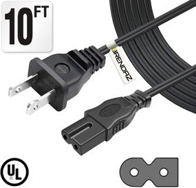 img 2 attached to 🔌 BRENDAZ - 10-Feet AC Polarized Power Cord for Bose SoundTouch 520 Home Theater System, SA-5 Amplifier, Companion 3, 5 Multimedia Speaker System, CineMate 15 Home Theater Speaker System
