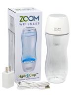🚰 zoom wellness hydrocup hydrogen water bottle: portable hydrogen water generator with hydrogen infused water on the go, ionizer machine producing up to 1200 ppb logo