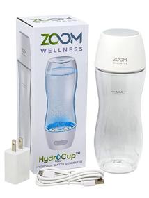 img 4 attached to 🚰 Zoom Wellness HydroCup Hydrogen Water Bottle: Portable Hydrogen Water Generator with Hydrogen Infused Water on the Go, Ionizer Machine producing up to 1200 PPB