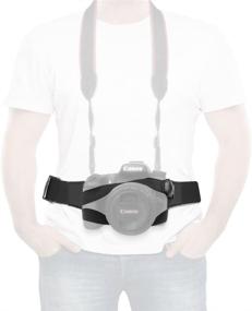 img 4 attached to 📷 Anwenk Adjustable Quick Release Camera Strap Belt Chest Harness - Fasten Belt Strap with Buckle - Quick Save Waist Strap for Canon Nikon Sony Pentax Panasonic DSLR Cameras & Lens Case (Black)