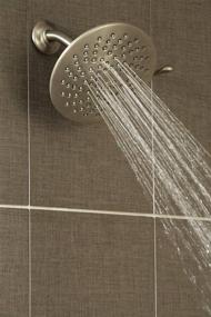 img 3 attached to 💦 Moen S6320 Velocity Rainshower 8-Inch Showerhead: Optimal Immersion Technology in Sleek Chrome Finish