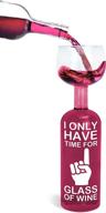 🍷 bigmouth inc. ultimate wine bottle glass - hold an entire 750ml bottle of wine, perfect gift for wine lovers logo