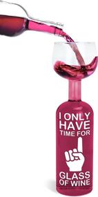 img 4 attached to 🍷 BigMouth Inc. Ultimate Wine Bottle Glass - Hold an Entire 750mL Bottle of Wine, Perfect Gift for Wine Lovers