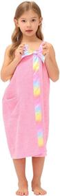 img 3 attached to 🎀 Fuchsia Kids' Home Store: Zexxxy Towel with Bowknot for Kids' Bath and Shower