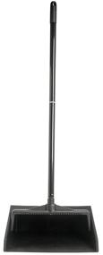 img 3 attached to 🧹 Efficient Cleaning Made Easy with Carlisle 36142003 Upright 2-Piece Lobby Dust Pan: Plastic Handled, 2.5' Overall Height, in Sleek Black