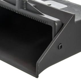 img 2 attached to 🧹 Efficient Cleaning Made Easy with Carlisle 36142003 Upright 2-Piece Lobby Dust Pan: Plastic Handled, 2.5' Overall Height, in Sleek Black