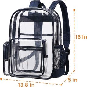 img 2 attached to Cambond Backpack Transparent Backpacks Reinforced Backpacks for Laptop Backpacks