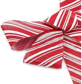 img 1 attached to 🎁 Premium Candy Cane Striped Christmas Bows for Gift Wrapping (Red, White, 8.5 x 10 in, 6 Pack)