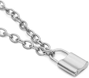 img 2 attached to Nanafast Necklace Stainless Statement Padlock