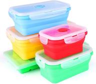 🥡 4-piece silicone storage set with bonus ice tray - easy to collapse логотип