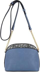 img 1 attached to 👜 Chic Paisley Accent Crossbody Bags & Wallets - Lightweight Women's Accessories