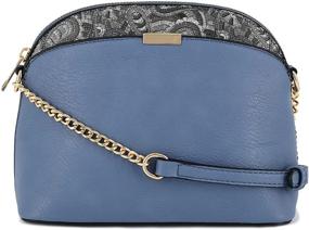 img 4 attached to 👜 Chic Paisley Accent Crossbody Bags & Wallets - Lightweight Women's Accessories