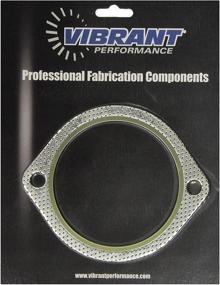 img 1 attached to Vibrant 2 Bolt Temperature Exhaust Gasket Performance Parts & Accessories