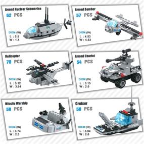 img 3 attached to 🚁 Ultimate Construction Baseplates for Military Battleship Helicopter Enthusiasts