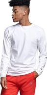 👕 men's soft 100% cotton midweight long sleeve t-shirt by russell athletic logo