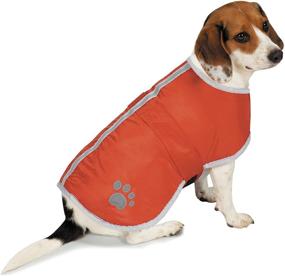 img 4 attached to Zack & Zoey Forest Friends Reversible Thermal Nor'easter Coats for Dogs - ThermaPet