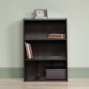 img 2 attached to Sauder Beginnings 3-Shelf Bookcase: Cinnamon Cherry Finish for Stylish Organization