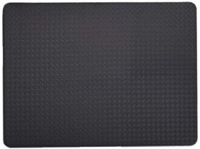 img 4 attached to 🔥 RESILIA Outdoor Under Grill Mat - Black, 36x48 inches - Ideal for Grilling & Outdoor Use