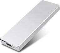 💽 ultra-thin portable hard drive external usb 3.1 type c 1tb 2tb - suitable for mac, pc, laptop, ps4, xbox one | silver 2tb (model: yop-a1) logo