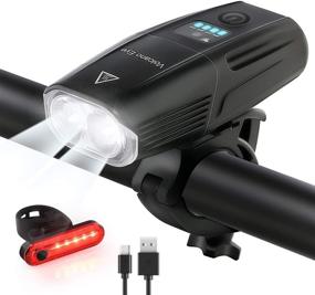 img 4 attached to 🚲 Ultimate 1000 Lumen Rechargeable Bike Lights Set with Smart Sensor and Tail Light - Enhance Safety and Visibility for Cycling