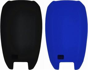 img 3 attached to 🔑 REPROTECTING Silicone Rubber Key Fob Cover for 2014-2021 Subaru Ascent BRZ Crosstrek Forester Impreza Legacy Outback WRX WRX STI XV Crosstrek - YQ14AHC 1551A-14AHC 88835-CA310 HYQ14AHK